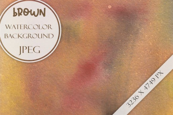 Download Brown Watercolor Background - Background Collection