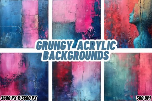 Download Grungy Acrylic Backgrounds - Background Collection